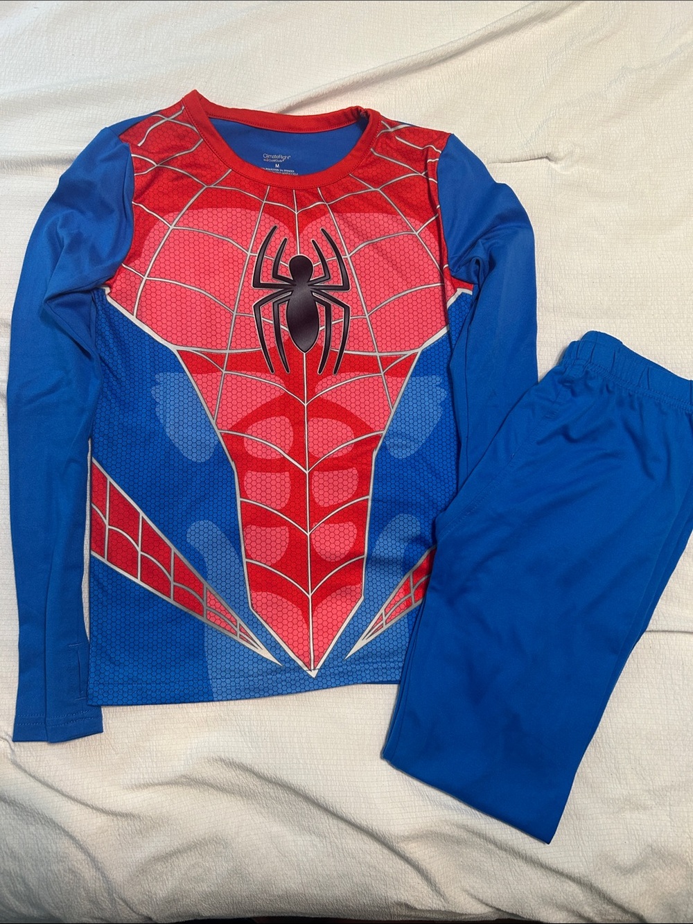 Blue & Red Spider-Man Kids Cold Weather Wear Top and Pants